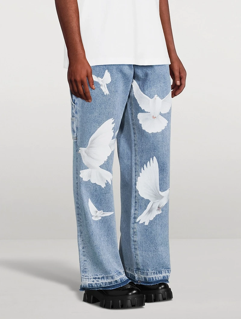Freedom Doves Straight-Leg Jeans