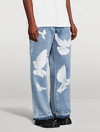 Freedom Doves Straight-Leg Jeans