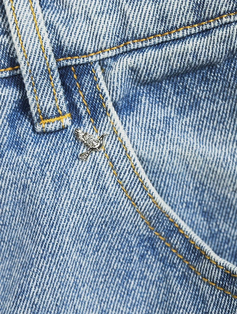 Freedom Doves Straight-Leg Jeans