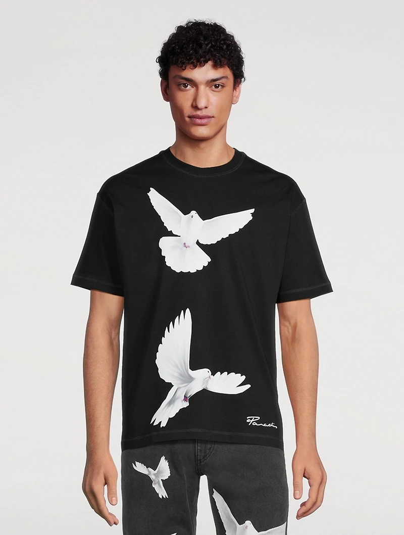 Freedom Doves Cotton T-Shirt