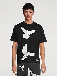 Freedom Doves Cotton T-Shirt