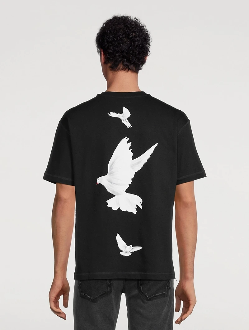 Freedom Doves Cotton T-Shirt
