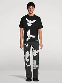 Freedom Doves Cotton T-Shirt