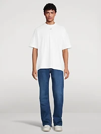 Arrow Tab Straight-Leg Jeans
