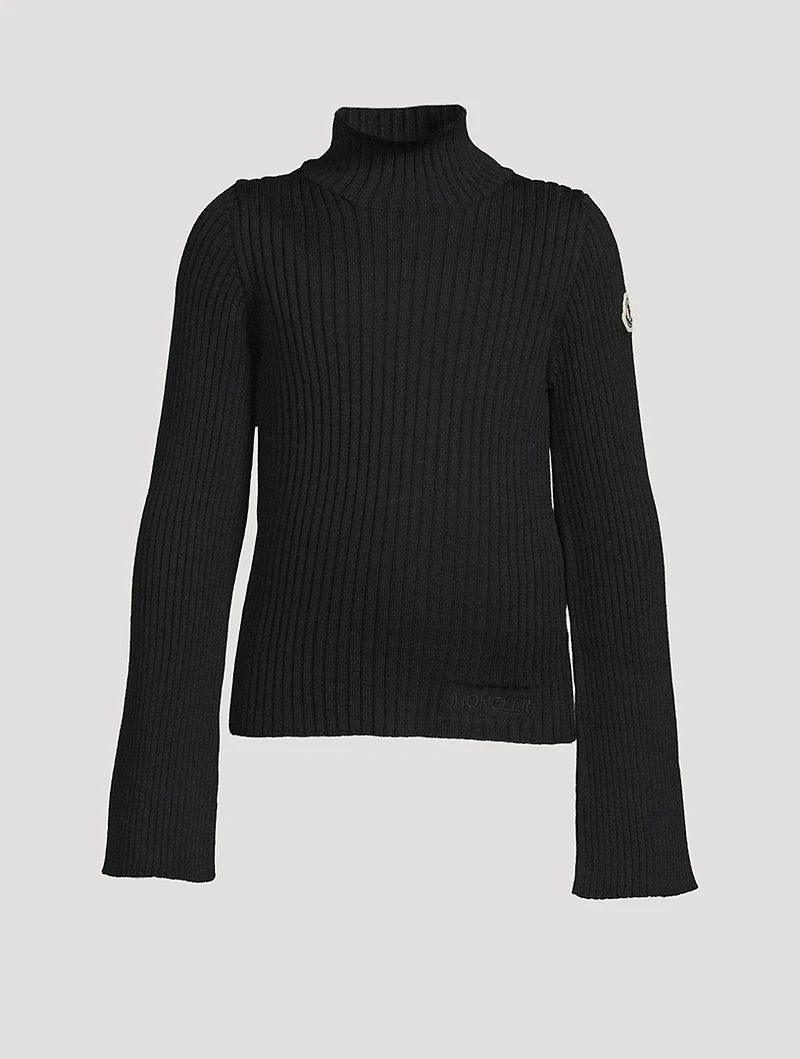 Wool-Blend Turtleneck Sweater