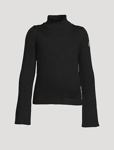 Wool-Blend Turtleneck Sweater