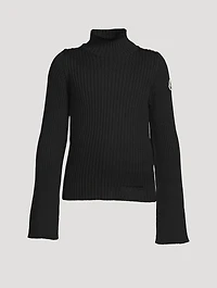 Wool-Blend Turtleneck Sweater