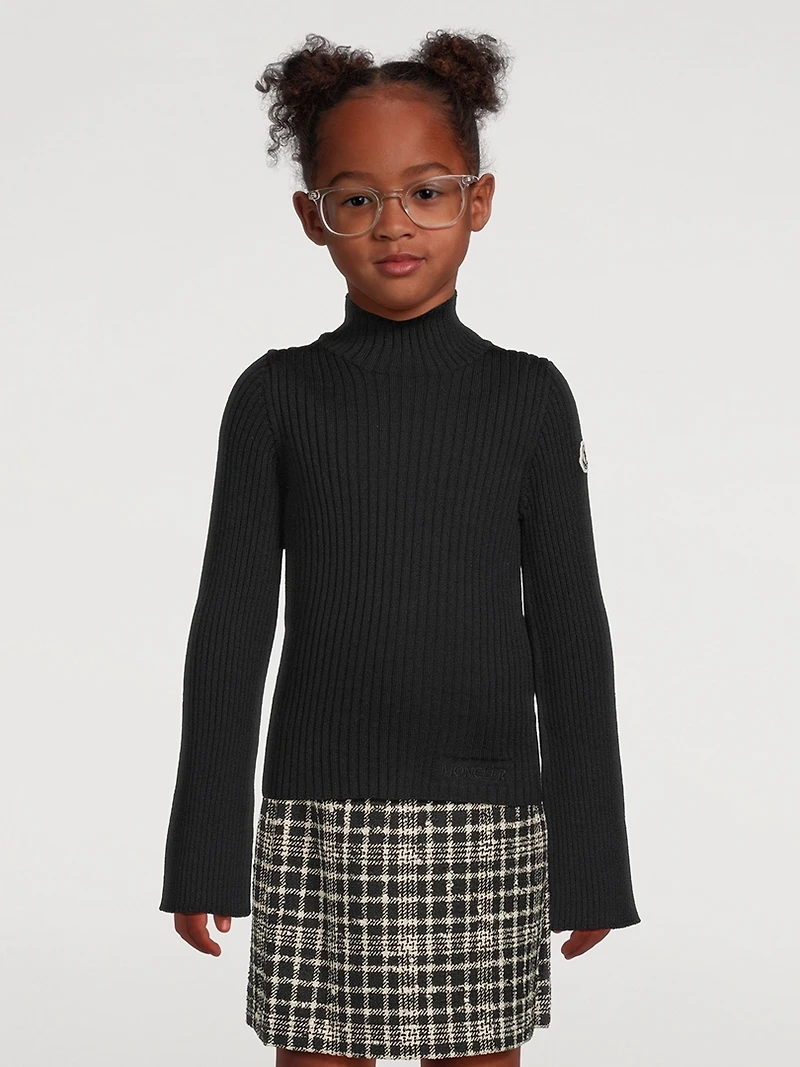 Wool-Blend Turtleneck Sweater