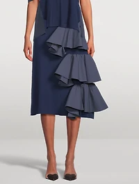 Tetra Ruffled Knit Skirt