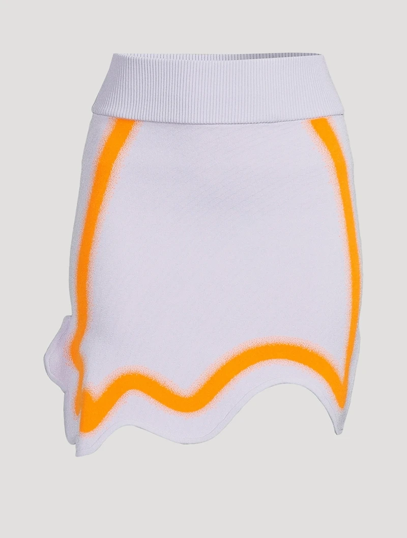 Katie Wavy Mini Skirt