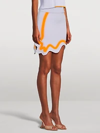 Katie Wavy Mini Skirt