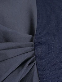 Vanilla Asymmetric Puff-Sleeve T-Shirt