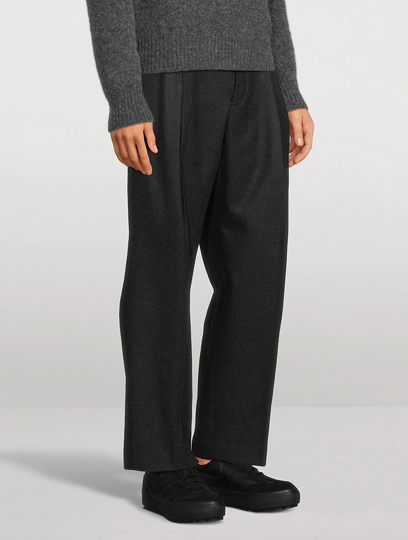 Phoenix Wool Straight-Leg Pants