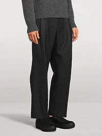 Phoenix Wool Straight-Leg Pants