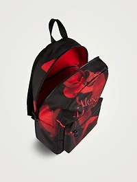 Red Orchid Metropolitan Nylon Backpack