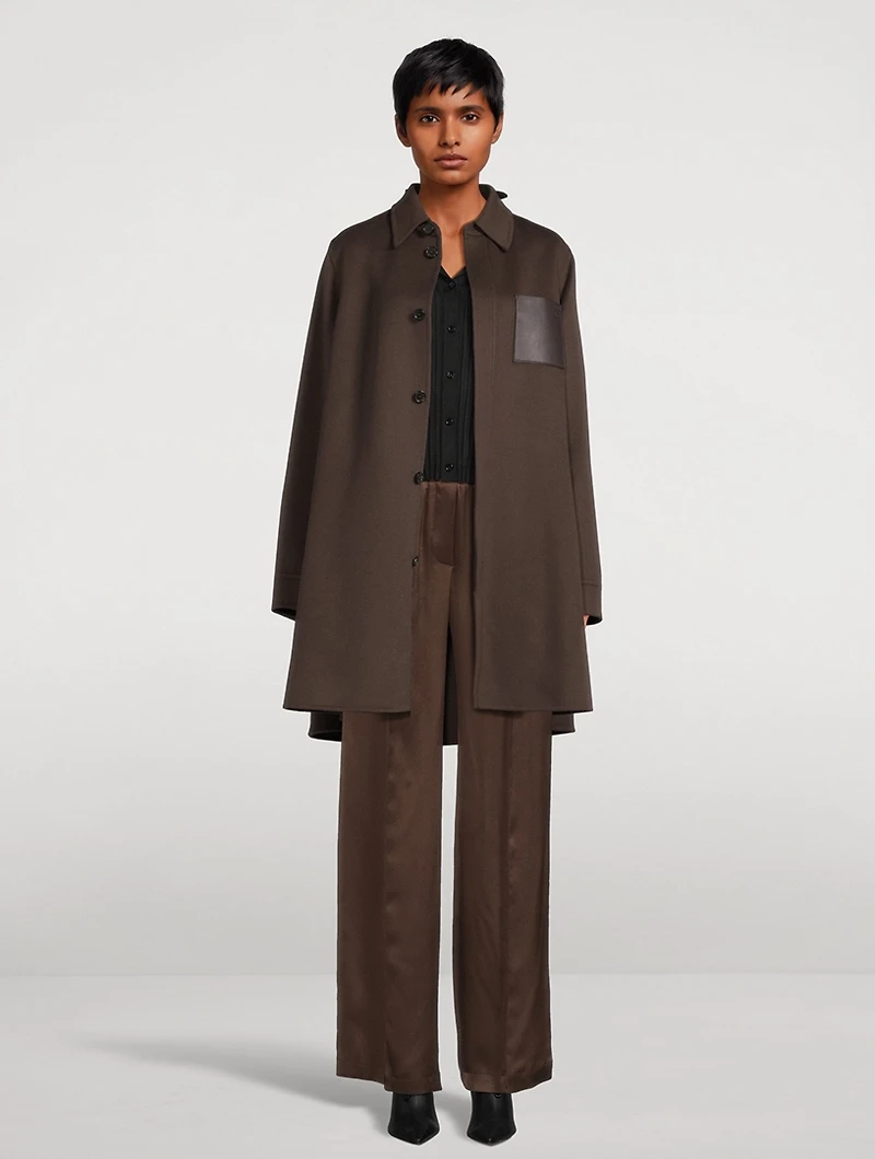 Anagram Trapeze Coat