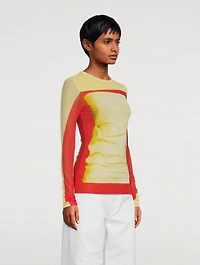 Trompe L'œil Mesh Top