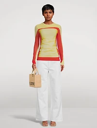 Trompe L'œil Mesh Top