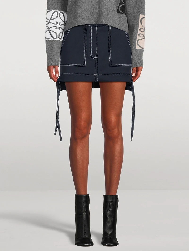 Workwear Mini Skirt