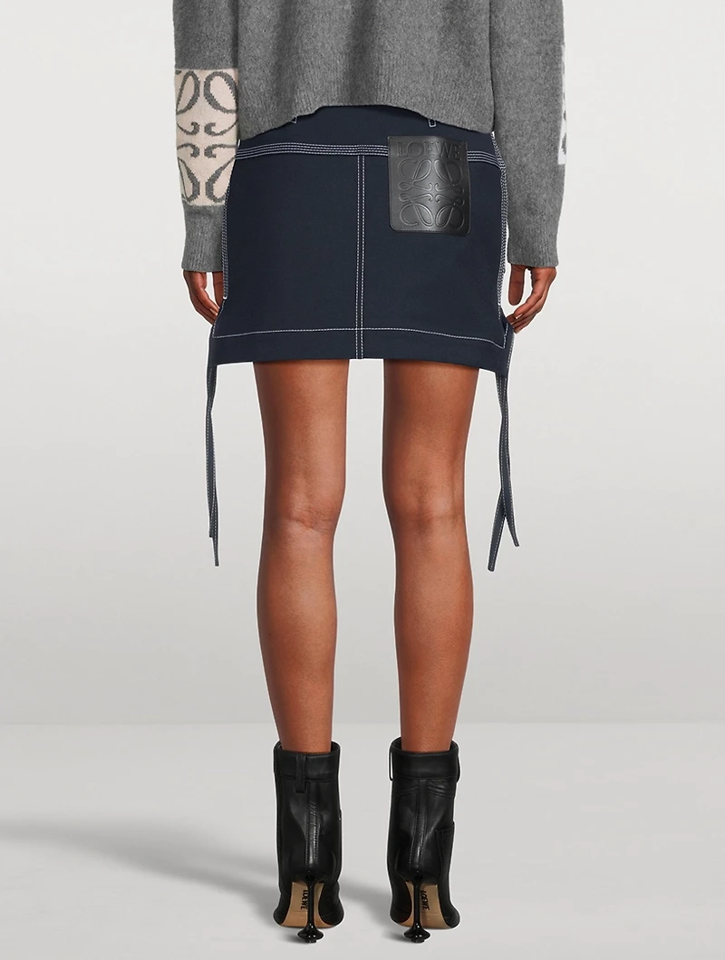 Workwear Mini Skirt