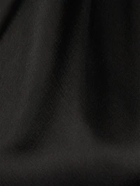 Technical Satin Scarf Gown