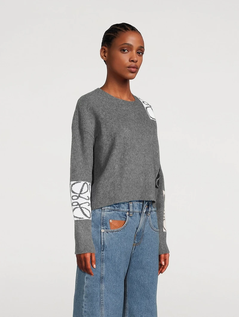 Anagram Jacquard Sweater