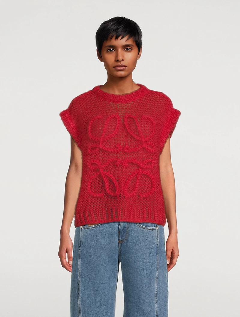 Anagram Mohair-Blend Sweater Vest