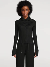 Ribbed Cardigan