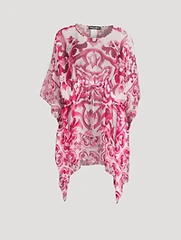 Silk Cover-Up Majolica Print