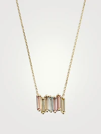 Amalfi 14K Gold Pastel Stacker Pendant Necklace