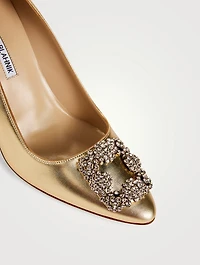 Hangisi 90 Metallic Leather Pumps