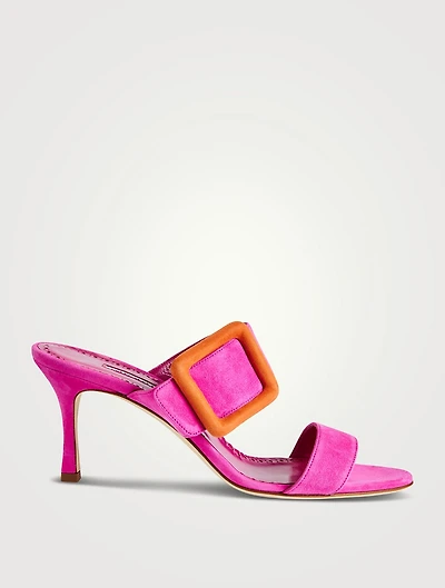 Gable Bi-Colour Suede Mules