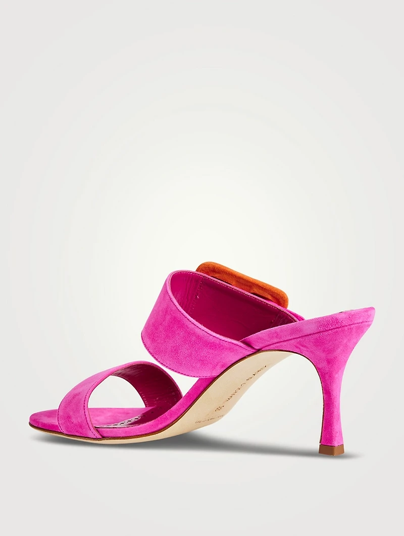 Gable Bi-Colour Suede Mules