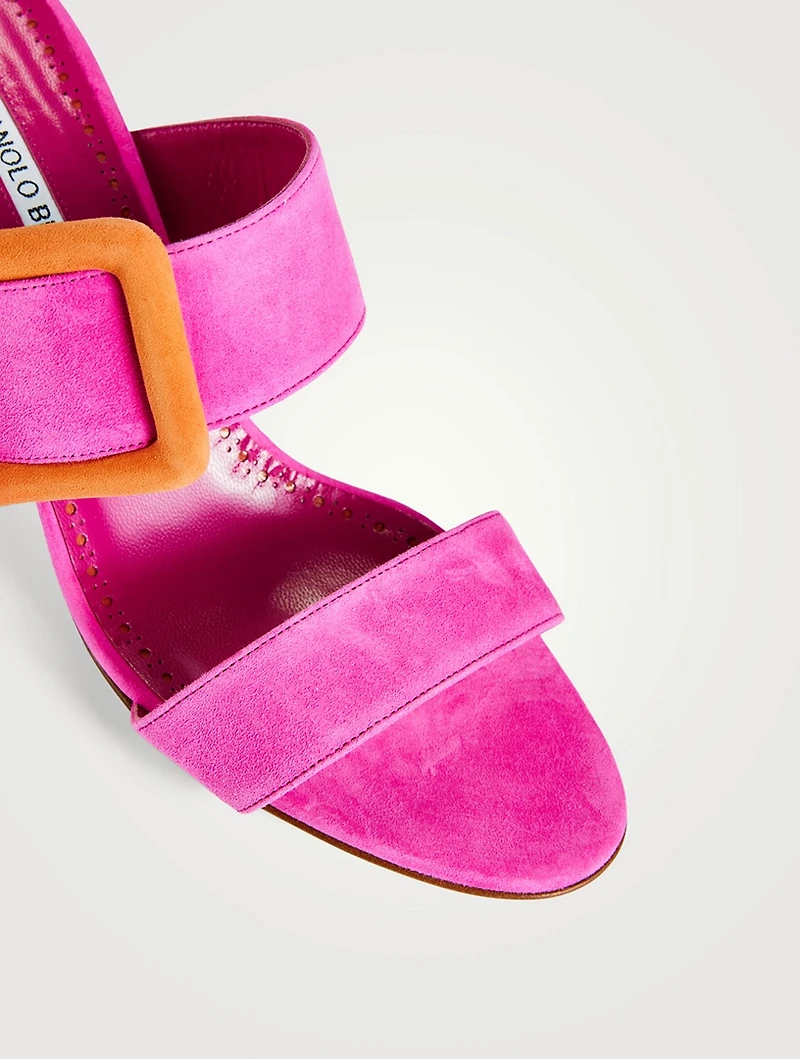 Gable Bi-Colour Suede Mules