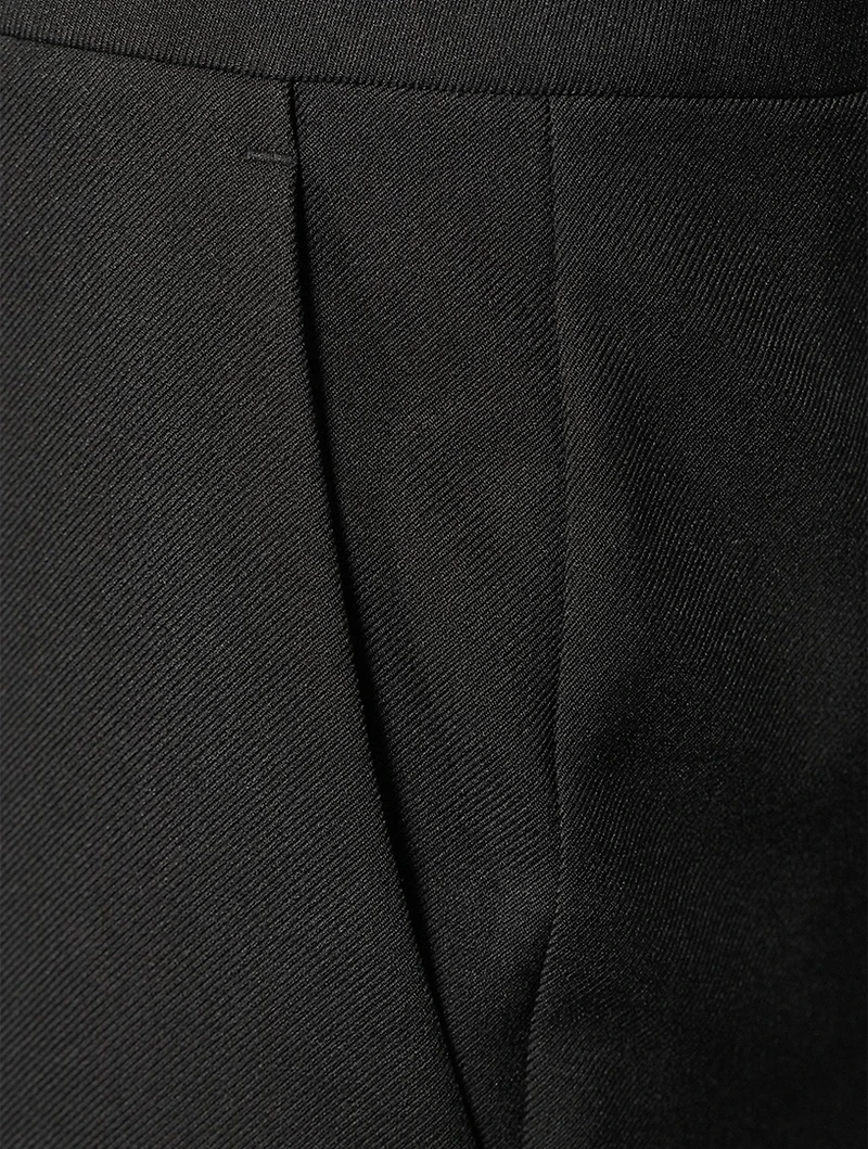Split-Cuff Slim Trousers