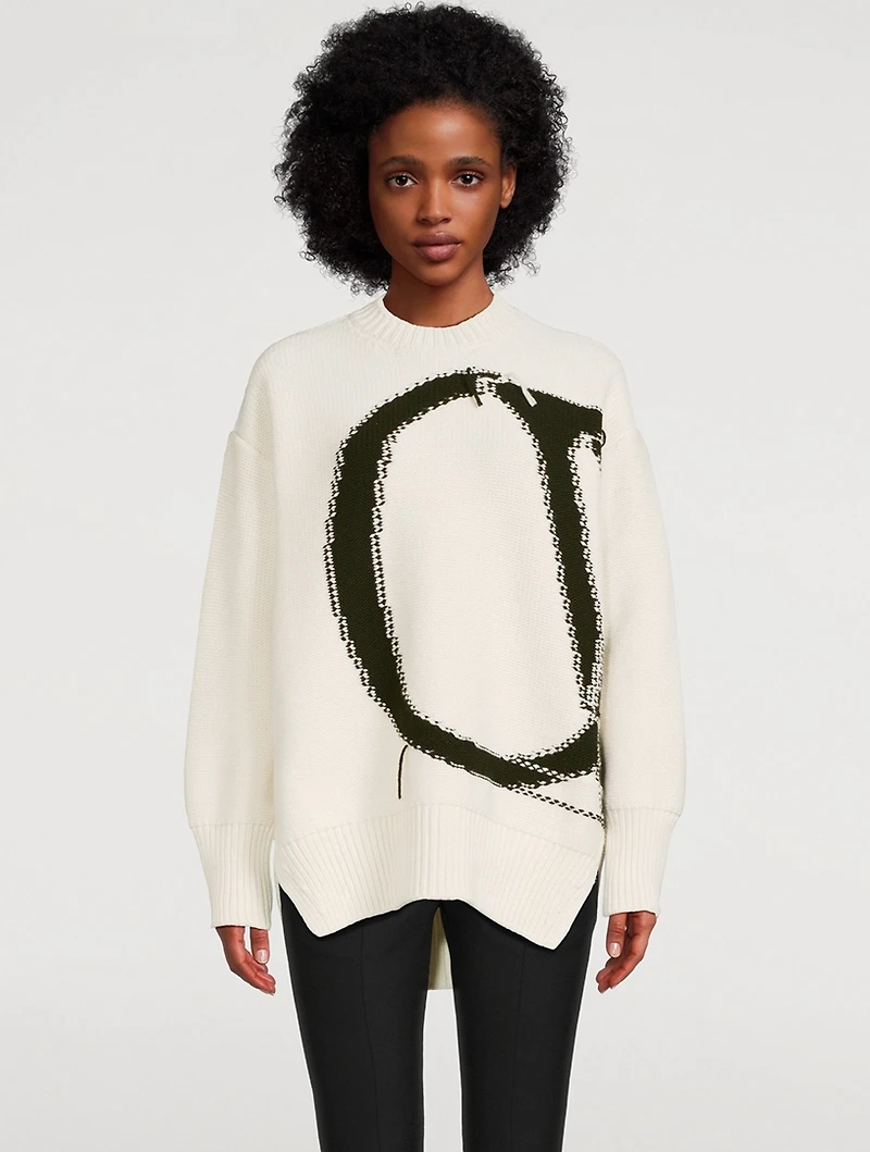 Distressed Wool Sweater