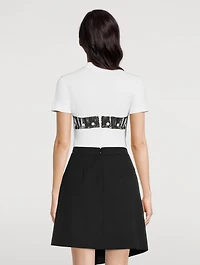 Jersey T-Shirt Biker Bra Print