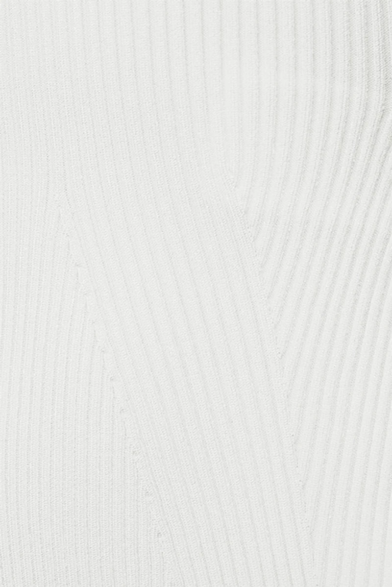Slashed Knit Shell