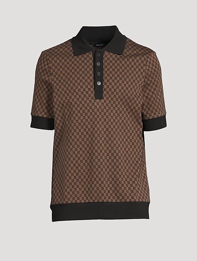 Mini Monogram Jersey Polo