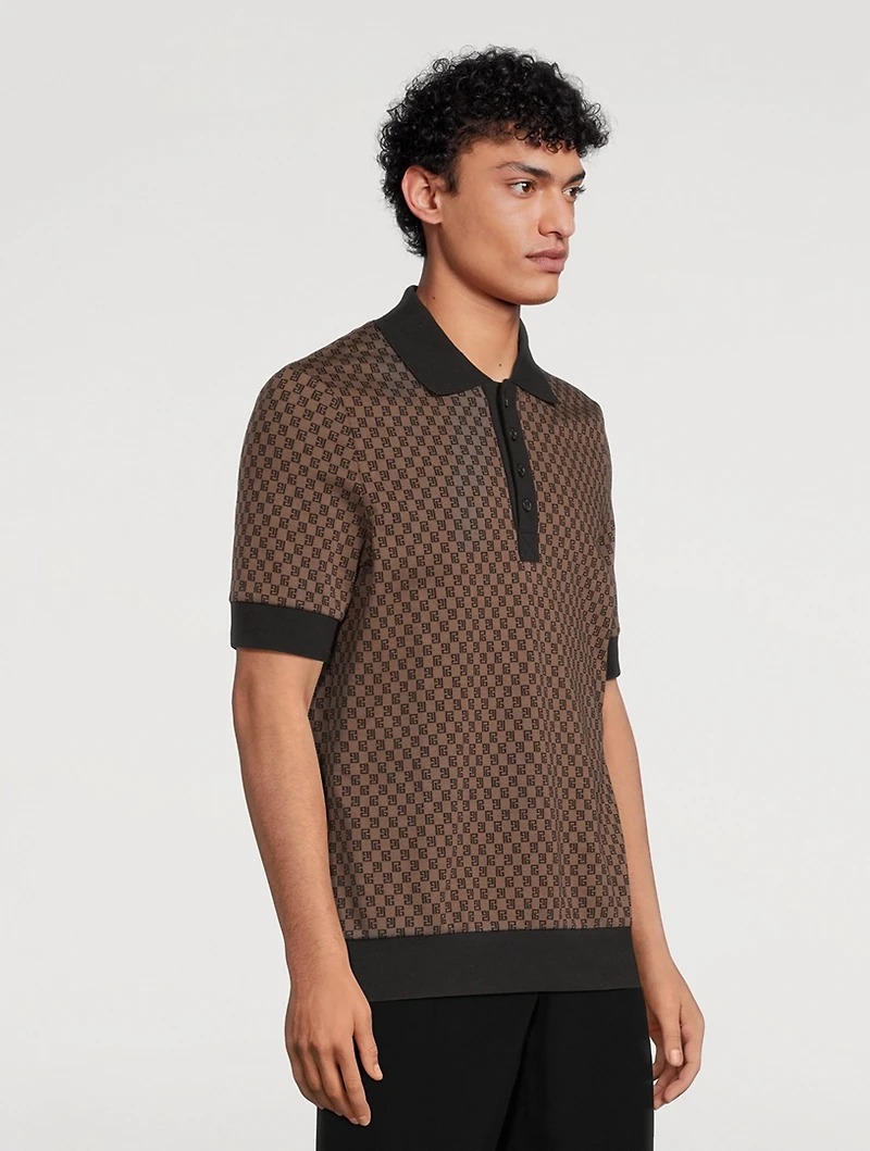 Mini Monogram Jersey Polo