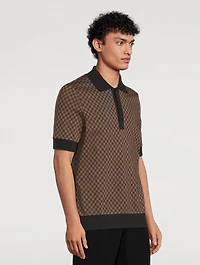 Mini Monogram Jersey Polo