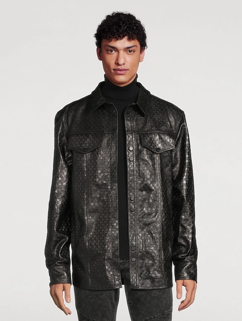 Mini Monogram Lambskin Overshirt