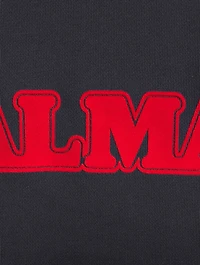Cotton Sweatshirt With Retro Logo