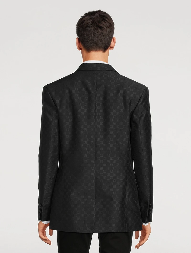 Mini Monogram Wool Jacquard Jacket