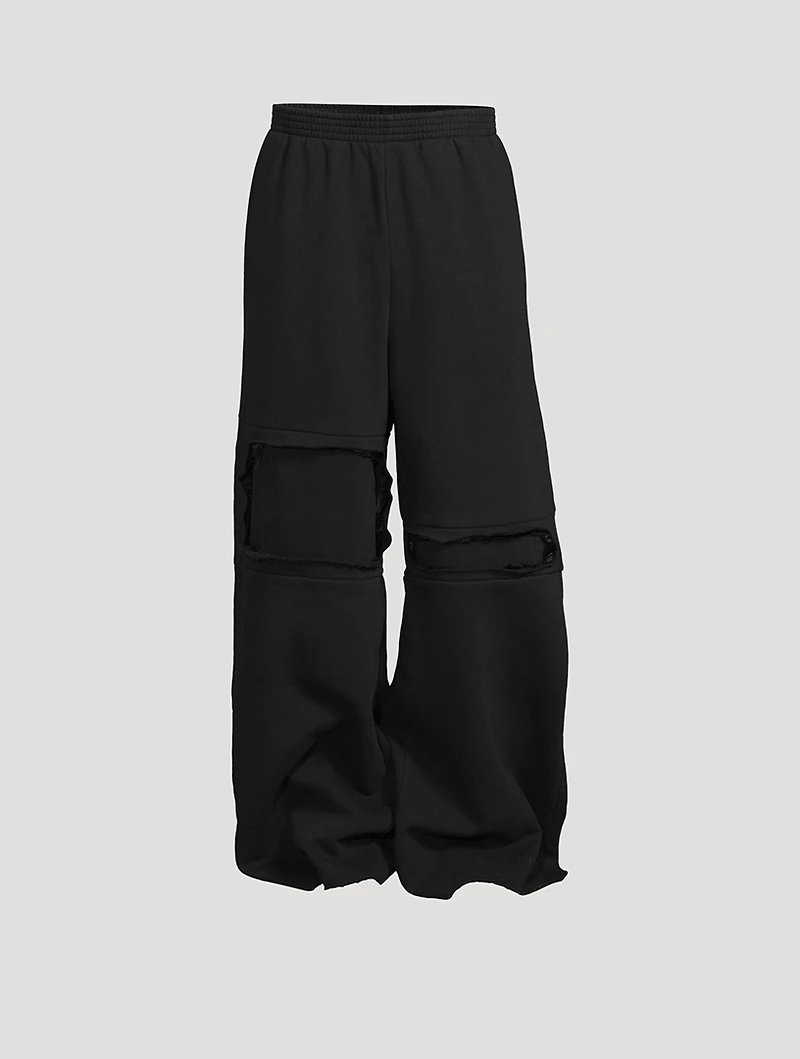 Wide-Leg Sweatpants
