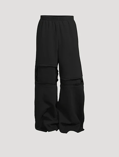 Wide-Leg Sweatpants