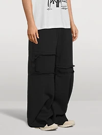 Wide-Leg Sweatpants