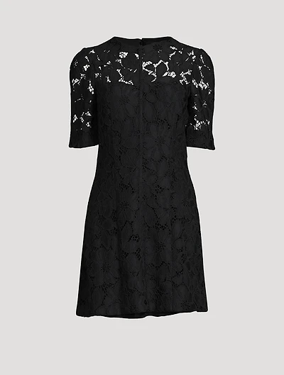 Floral Lace Mini Dress