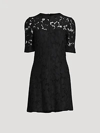 Floral Lace Mini Dress
