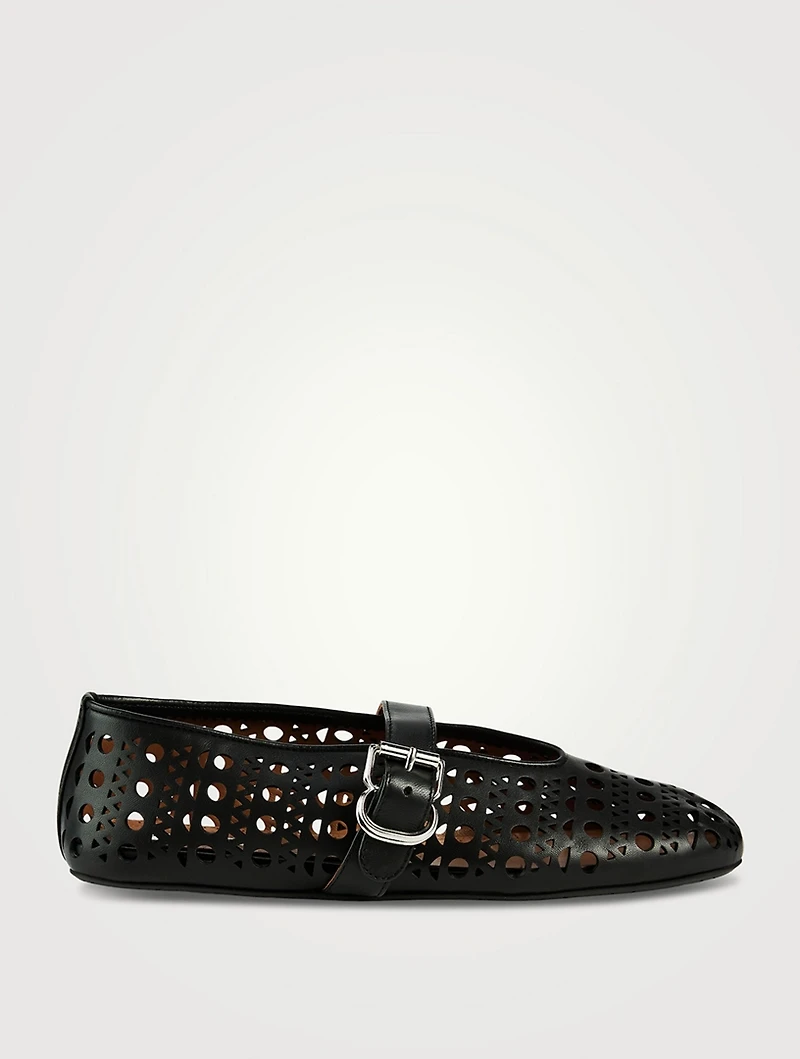 Leather Ballet Flats